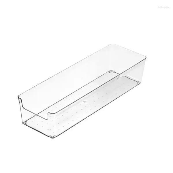 Speicherbeutel Transparent Desktopkorb Open-Top-Design Make-up-Veranstalter Multifunktionaler Arbeitsplattenhalter für Kosmetik-Lotionenschlüssel