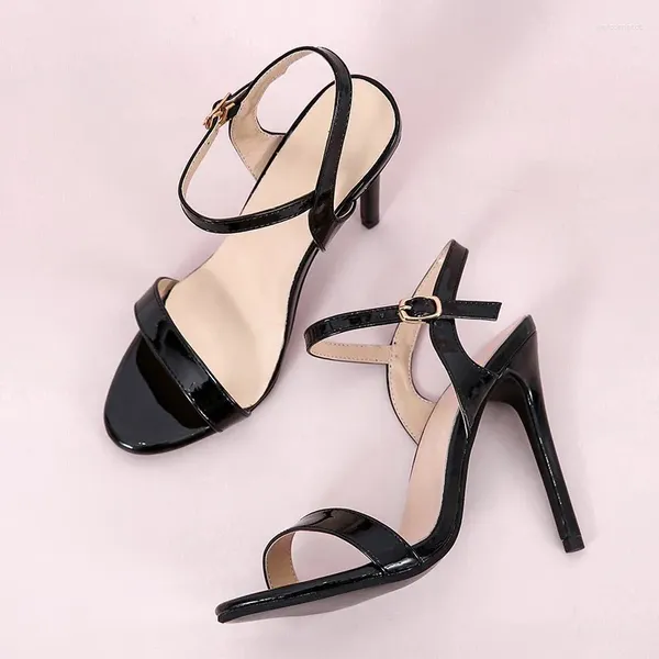 Sandalen comemore sexy Stiletto weibliche Party Sandal Abend Frau Frau Frauen High Heels Open Toy Damen Schuh Sandalien Mujer