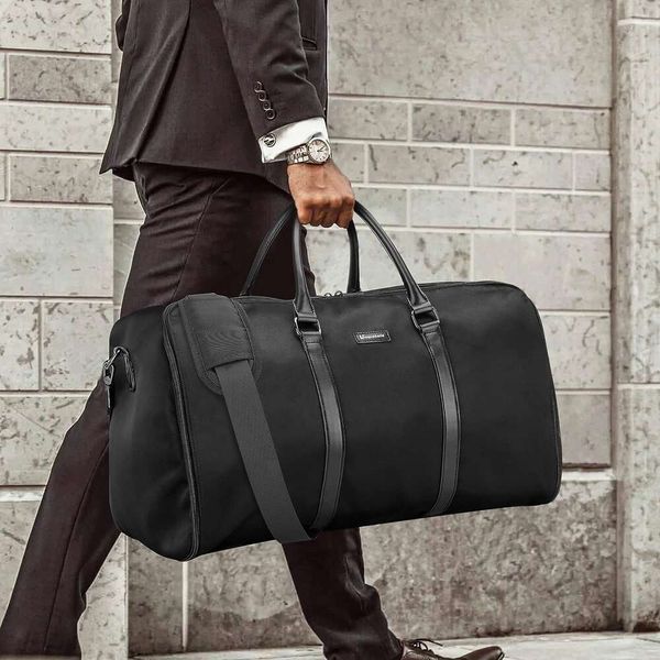 Neue minimalistische Männerausflüge für Männer, kurzes Entfernungsgepäck für Frauenhandtaschen, große Kapazität wasserdicht, faltbare Reisetasche 75% Fabrik Großhandel