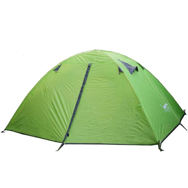 Tenda de acampamento da raposa deserta 2 pessoas ao ar livre portáteis de mochila portátil tendas whotoptoof para fazer caminhadas escalando 240416