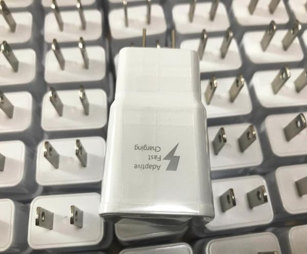 EUUS Fast Charger USB Home Wall Adapter для зарядного устройства для Galaxy S6 S7 Edge S8 S8 Plus без пакета8375553