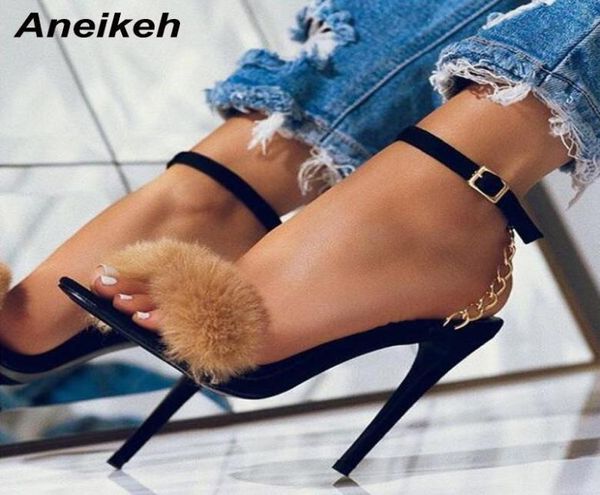 Aneikeh 2020 Sweet Fashion Sandals Женские туфли туфли виллин