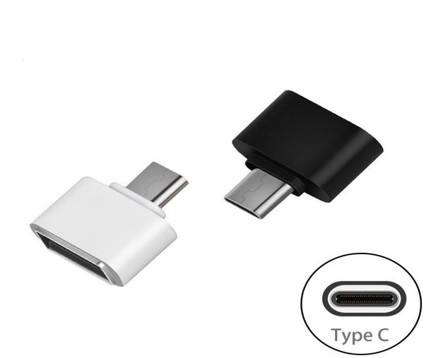 Typ C USB 30 OTG Adapter Typec Männlich zum weiblichen USB -OTG -Konverter für App 5S plus 4C Samsung S8 Nexus 6p2446066
