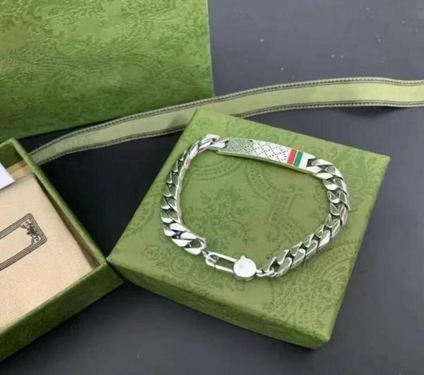 Bilezikler Yüksek kaliteli mektup G lüks mücevher altın zincir koltuklar bijoux tasarımcı cci orijinal ambalaj 925 kırmızı gre8252539