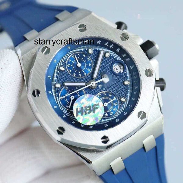 Designer Watches Offshore costosi APS Watch Royal Chronograph Menwatch automatico SuperColen Cal.3126 Montre 6UE3.