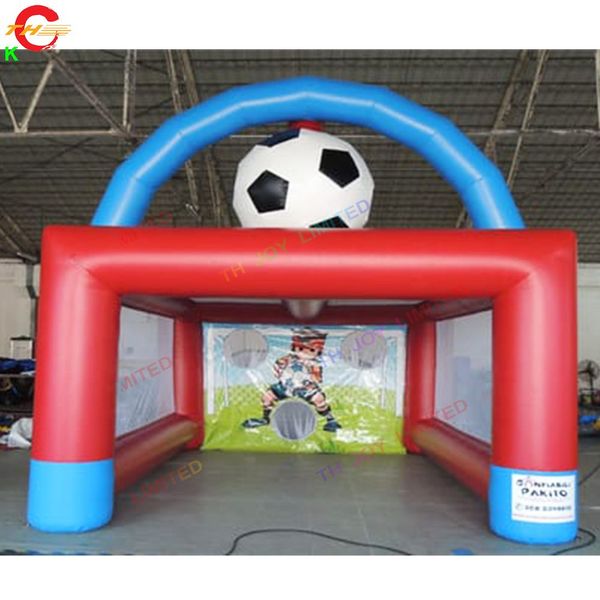 Atividades ao ar livre de navio gratuito 5mlx4mwx4mh (16,5x13.2x13.2ft) com 6balls comerciais infláveis de futebol inflável.