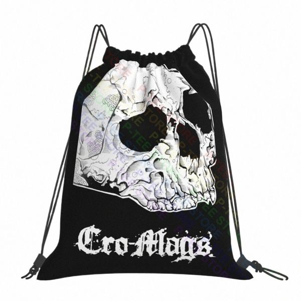 Cro Mags Hardcore Punk Rock Band Música Drawstring Bags Gym Bag Softback Ginasta Multi-Functi 57NB#