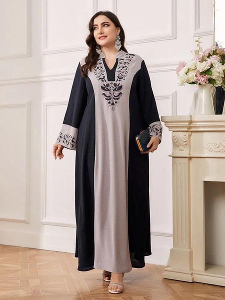 Abbigliamento etnico abiti musulmani donne islamiche sciolte maxi party abito eid ramadan jalabiya abito arabo saudita plus size dubai tacchino abaya