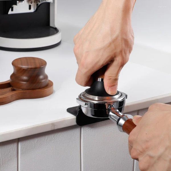 Tischmatten 3 Stile Anti-Skidding Scratch Proof Coffee Manipulation Matte Universelle einfache Silikon-Espresso-Ecke Presseblatz Barista-Werkzeuge