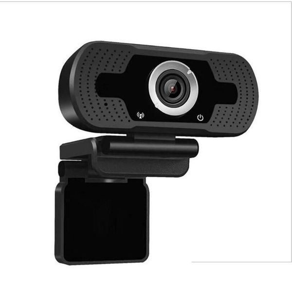 Веб-камеры HD 1080p Webcam Встроенная двойная микроавтобус Web Camera USB Pro для настольных ноутбуков для компьютерной игры с помощью ОС ОС Windows Drop Delive Computer OTL97