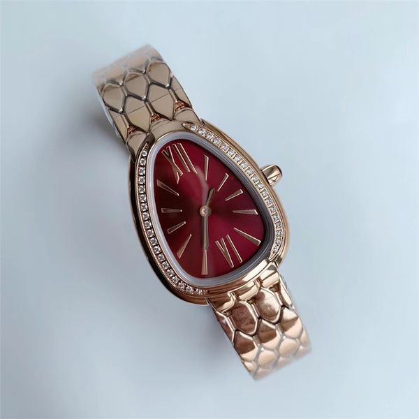 Womenwatch Casiowatch Designer Luxury Orologio di lusso di alta qualità Movimento Design di serpenti Fashion Design 904L in acciaio inossidabile Strappa impermeabile Sapphire Orologio.