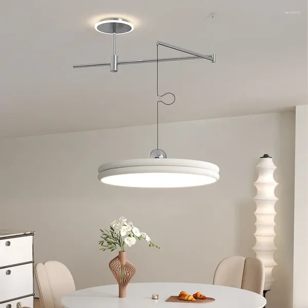 Kronleuchter moderne Schwung Arm Lamp LED Esstisch hängende Licht für Wohnzimmer Küchen Restaurant Innenkultur kreativ beweglich