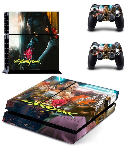 GTA V Vinil Cilt Sticker Kapak Sony PS4 Konsolu için 2 Kontrolör PlayStation 4 Gamepad Controle8808125