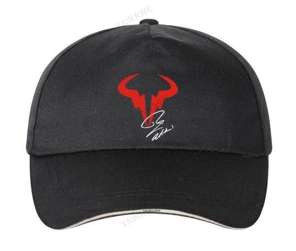 Baseball Cap Spring Summer Solid Sunhat Nuovo popolare Rafael Nadal Rn Rafa Tennis Player Yawawe Brand Hip Hop Fishing Hat8661080