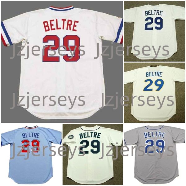 Adrian Beltre Throwback Baseball Trikot 1970 1980 1998 1999 2007 2017 Vintage Retro Baseball -Shirt