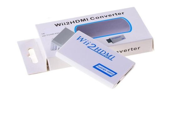 Wii 2 Game Wii Adapters Support Pull HD 720p 1080p 3,5 мм Audio Audio Wii2 Адаптер для HDTV6994928