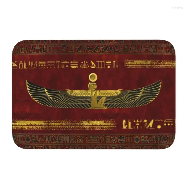 Carpetes Golden Egyptian God Ornament Ornament Door Tape