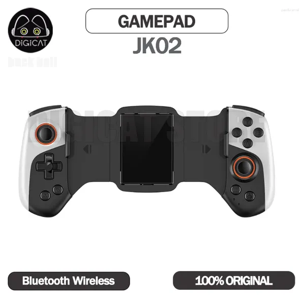 Игровые контроллеры JK02 Полупроводниковый охлаждающий контроллер с двойным джойстиком устройства портативное растяжение черное