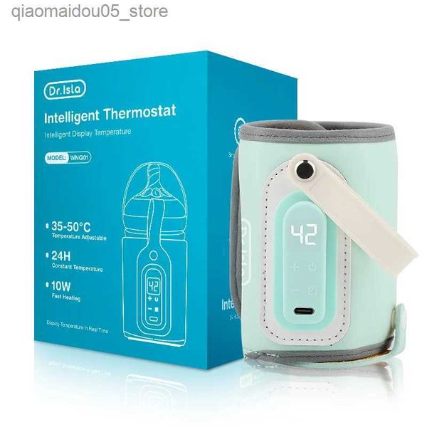 Flaschenwärmer Sterilisatoren# Tragbare Babyflaschenheizung USB wiederaufladbare Flaschenheizung Fahrheizheizung Heizung Außenheizung Q240416
