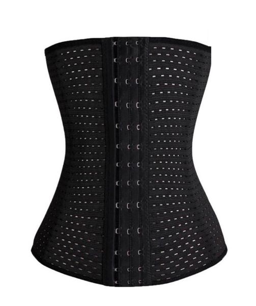 Schlanker Körper Taillengürtel Bauch Trimmer schwarz 4 Stahl Knochen Taille Cincher Frauen Gürteltaten Gewicht Taillengürtel 9852048