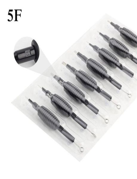 20 x Tubo de garras de tatuagem descartável com agulhas variadas 5f tamanho 34 19mm para tatuagens Kits de aderência a agulhas de tatuagem 2741710