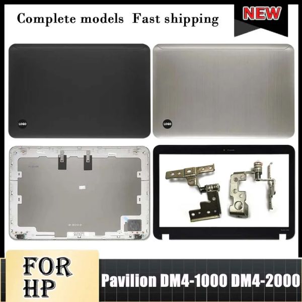 Casi nuovi per il padiglione HP DM41000 DM42000 Coperchio posteriore LCD laptop/cornice frontale/cerniere 636936001 608208001 650674001 608208001