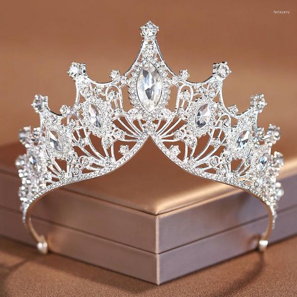 Клипы для волос итакаццо свадебное головное уборы серебряное женское классическое свадебное платье корона день рождения тиары