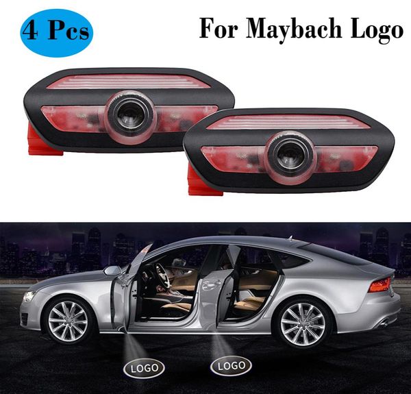 Luce di benvenuto a LED per Mercedes Maybach Logo proiettore laser Car porta ambientale lampada Auto Emblema per Benz W222 S SL Classe 201420207731239