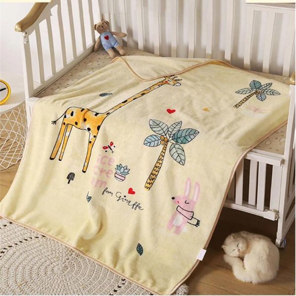 Cobertores 100 130 cm de bebê cobertor macio swaddle embrulho para crianças meninas menina sofá de cama de cama multifuncional colchas de crianças