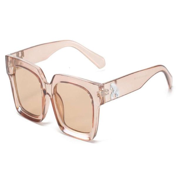 Sonnenbrille Luxus-Offs Herren Womens Marke Off Sun Gläser Mode Fashion Snowflake Arrow x Frame Glasse Frames Street Street Hip-Hop Square Sport Travel UV400 Trend Sonnenbrille SHQ8
