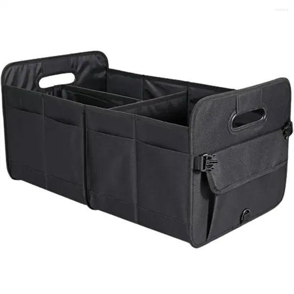 Sacos de armazenamento Oxford Ploth Turnk Organizador de serviço pesado com 9 bolsos Design dobrável para SUVs