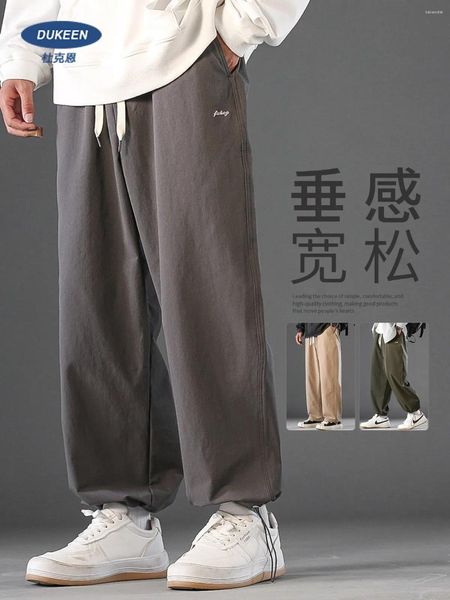 Pantaloni da uomo en nylon caviglia coulstring abbigliamento per la padella funzionale per esterni primaverili e autunnali