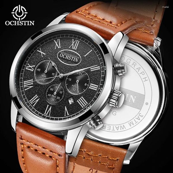 Armbanduhr Ochstin 2024 Sport Comfort Herren Quartz Watch Multifunktion automatisch Bewegung wasserdicht