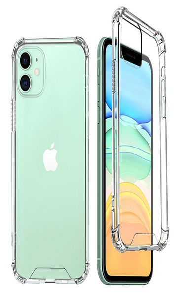 Premium Clear Acrylic TPU Casos de telefone à prova de choque duro para iPhone 14 13 12 11 Pro Max XR XS x 8 7 Plus Air Armour Phone Cover2087434