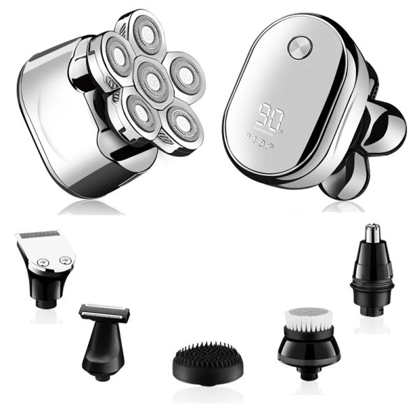 SHAVERS 6in1 Tımar kitleri Elektrikli tıraş makinesi yüz gövdesi Elektrikli tıraş tıraş tağı