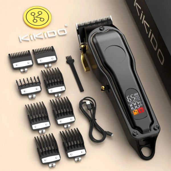 Clippers Kikido KK1986 Toz Metalurji Bıçağı ile Profesyonel Saç Klipsper: Salonquality Styling için Dayanıklı, Keskin Kesme Aracı