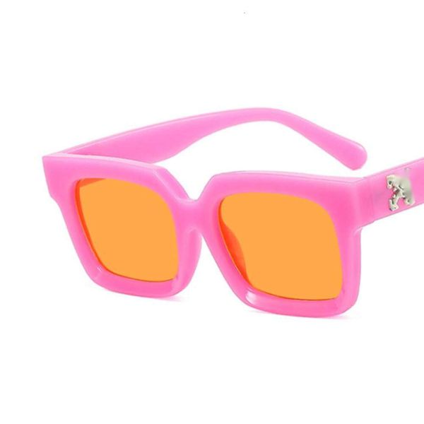 Óculos de sol masculinos da marca feminina de luxo fora da rua óculos de sol arrow x quadro bar de disco
