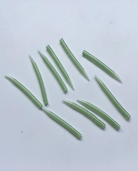 50pcs Anti -mangas conectam -se com gancho para acessórios de equipamento de pesca de carpa verde 37mm marrom 54mm2247200