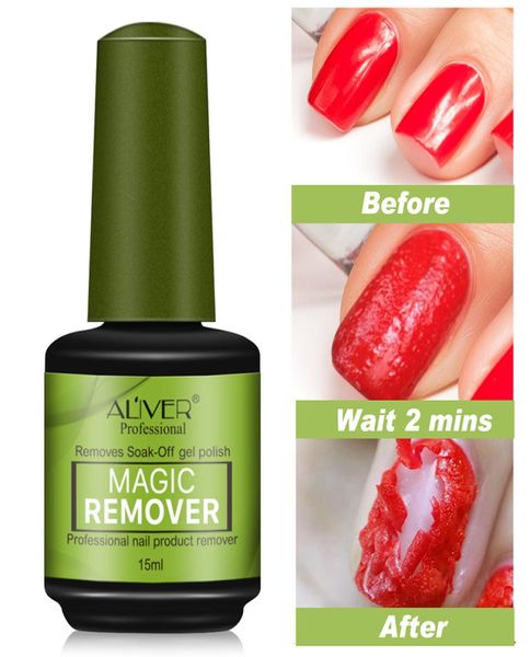 Aliver Brand Nagel Gelpolish Remover Magic Remover gesund schnell innerhalb von 23 Minuten Gelnagellack UV Esmaltes Permanentes Basis Top C8901220