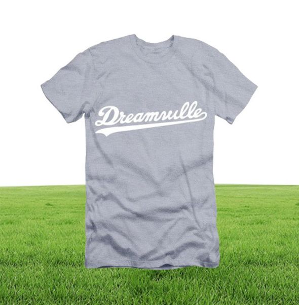 Дизайнерская хлопковая футболка New Dreamville J Коле логотип с печеночной футболкой Mens Hip Hop Cotton Tee рубашки 20 Цвет Высококачественный Whole3579651