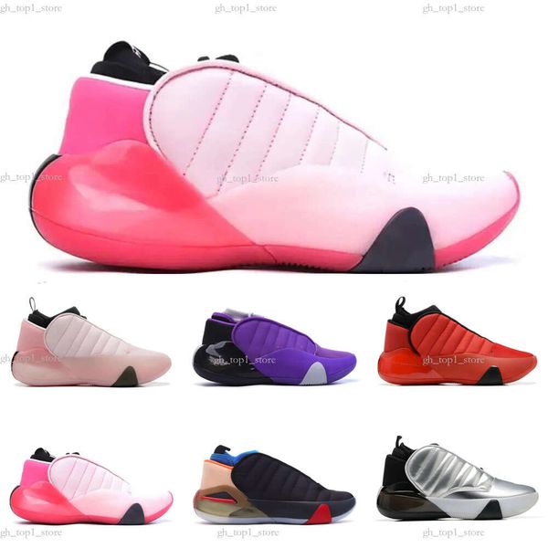 Harden Vol.7 Top Basketball Shoes 4 Harden Vol.7 GCA, ENS Basketball Trainers Grape New Designer 7S Sier Metallic Triple White Lucid Fuchsia Core 7580