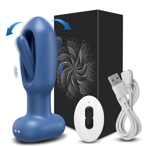 TAPTING BUTT Plug App App Control remoto Men Massager Mulheres batendo vibração de brinquedo sexual de plug plug para homens para homens adultos bens 240417