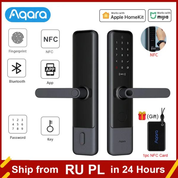 Prodotti Aqara N200 Smart Door Lock Locks Fit per Bluetooth Password NFC Unlock Work Xiaomi Mijia Mihome Apple Homekit App