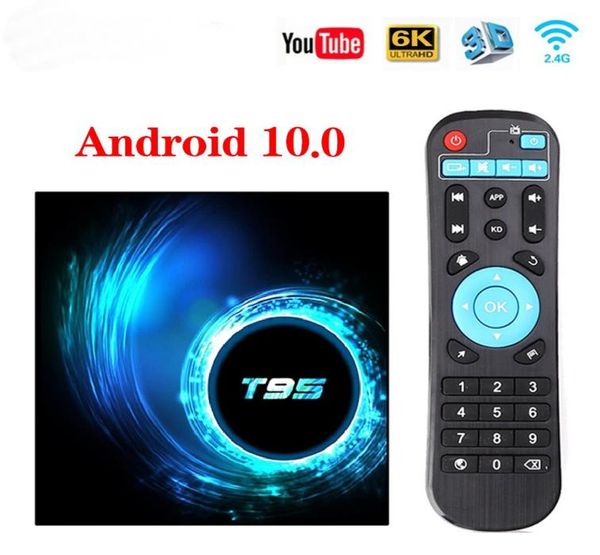 T95 Smart TV Box Android 100 4GB 32 GB 64 GB Allwinner H616 Quad Core 1080p H265 4K Media Player 2GB 16GB2217472