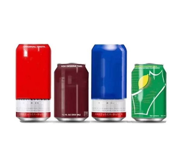 Drinkware Handle 355ml Ocultar uma cerveja LAN CAPA DE CAPA DE SILICONE CAPA DE CAPA DE COPA CULA CULHA BAGA TERMAL