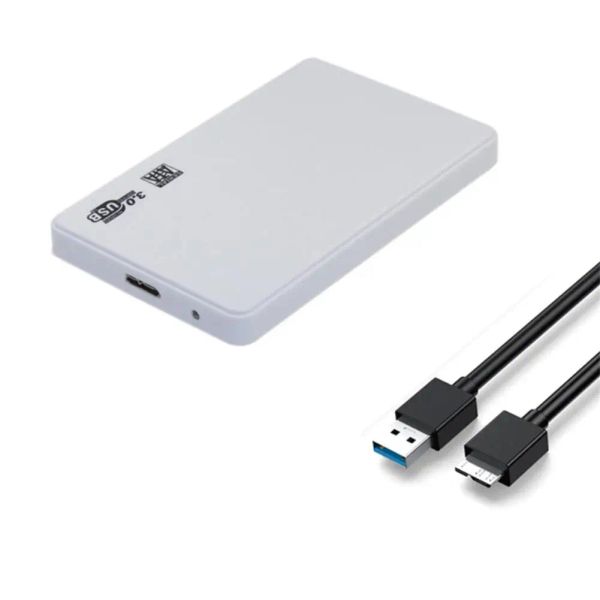 Muhafaza 2.5 inç Harici Sabit Sürücü Muhafaza USB 3.0 5Gbps Sabit Sürücü Kılıfı Adaptör Muhafaza Toolfree SATA HDD SSD için Taşınabilir