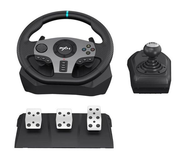 PEDALE GIOCO PEDALE GIOCO PXNV9 Ruota per vibrazioni di rotazione 900 Controller di gioco di rotazione per Xbox One 360 PC PS 3 4 per Nintendo SWI5294185