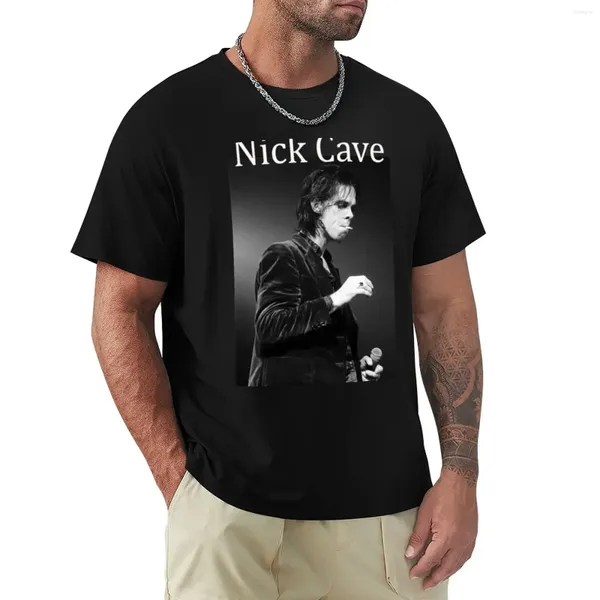 Men's Polos Nick Cave e The Bad Seeds Presente Fãs T-shirt Roupas de verão Camise