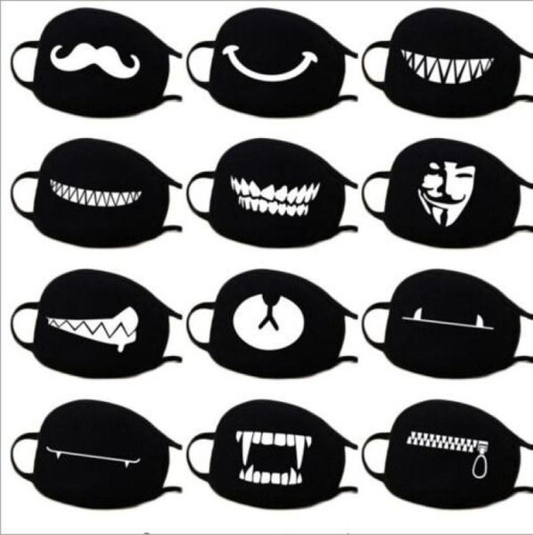 Maschera per la faccia della bocca di polvere di cotone Cartoon anime cartone animato fortunato orso da donna maschere per la faccia della faccia gust GB8878322457