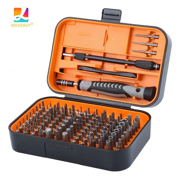 Schraubendreher -Set Magnetic Torx Schraubbit Kit Wozobuy mit elektrischer Treiberentfernerschlüssel Reparatur Phone PC Tools 240318